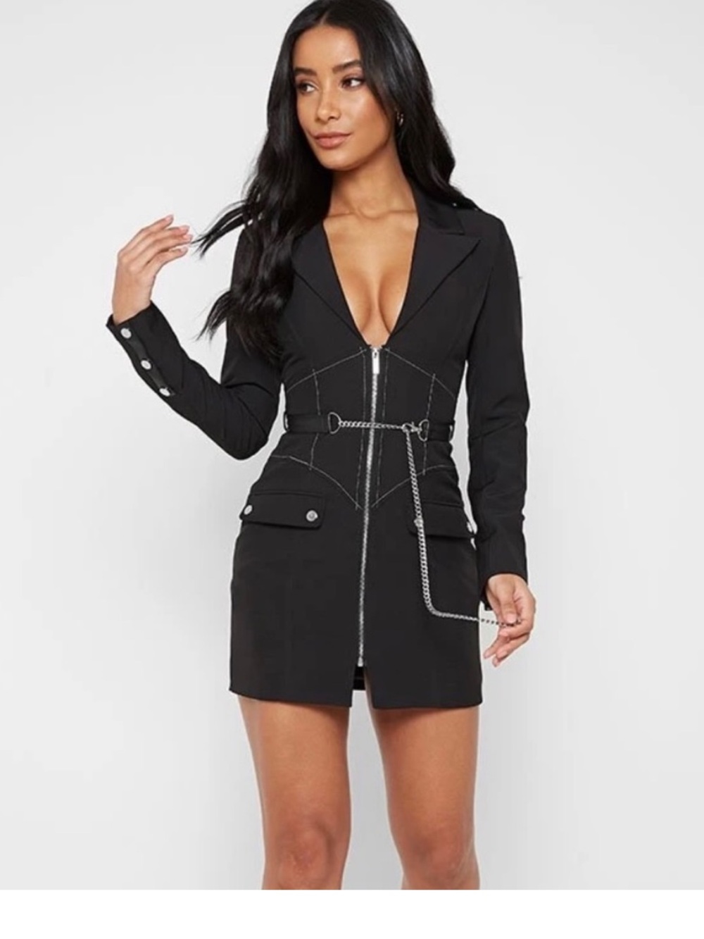 NWT Maniere De Voir Corset Blazer Dress